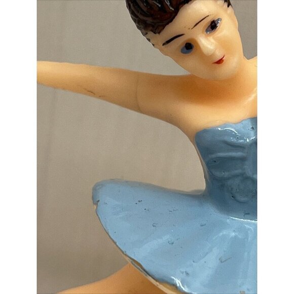Vintage Ballerina Ballet Dancer Birthday Cake Cupcake Topper 5.5" Lot of 2 - Picture 8 of 10